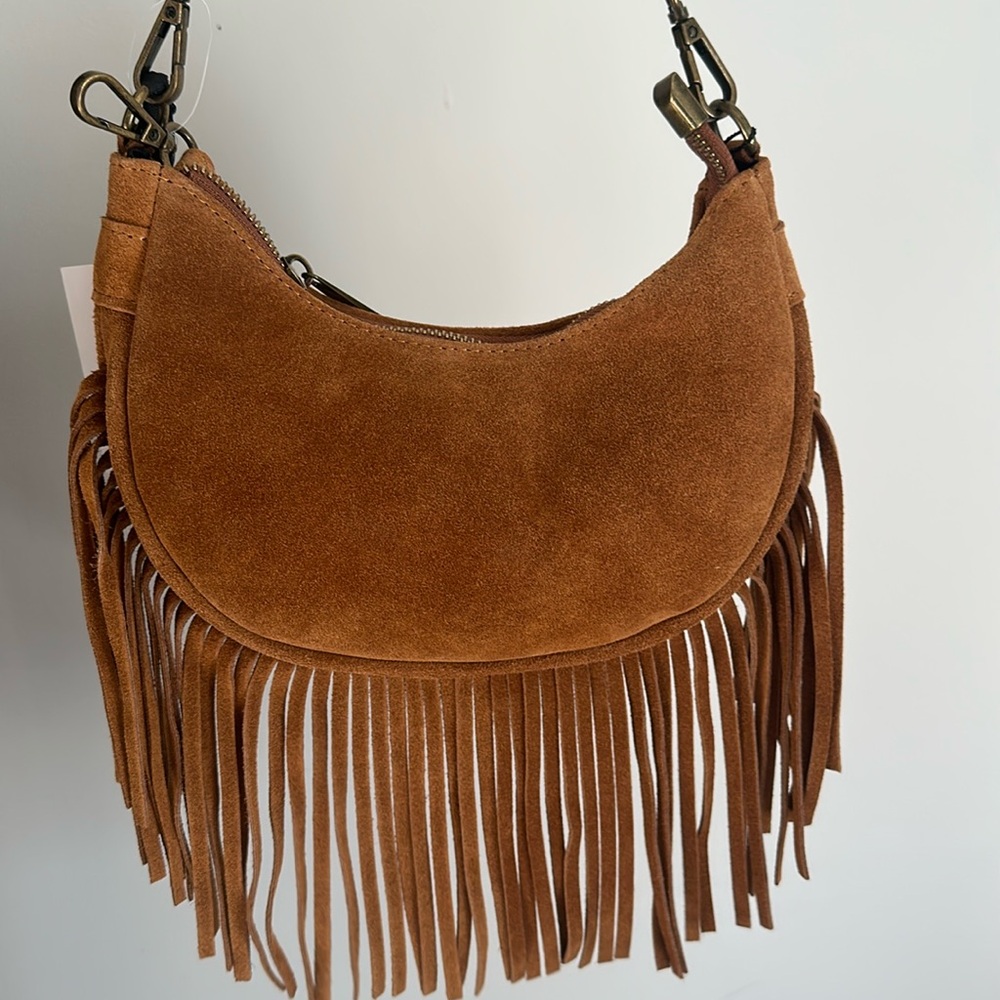 Marlon Firenze suede bag Made in Italy